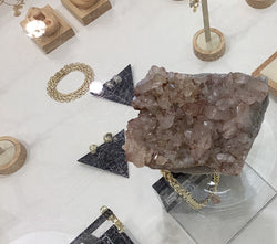 Pink Quartz Cluster