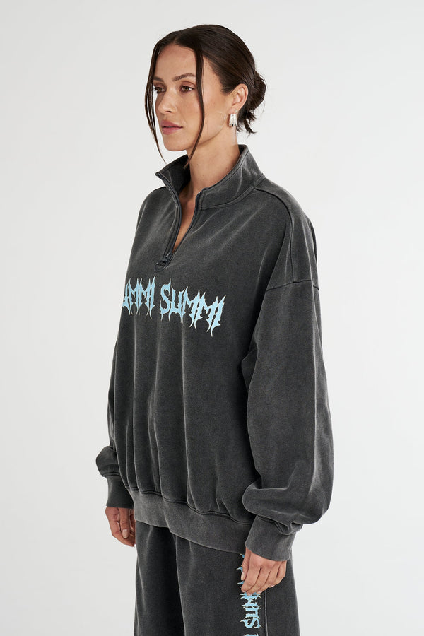 ZIP NECK JUMPER