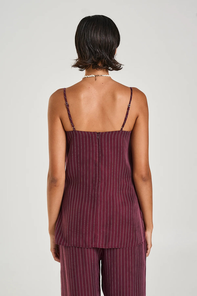 TUNIC TOP - KINA PINSTRIPE