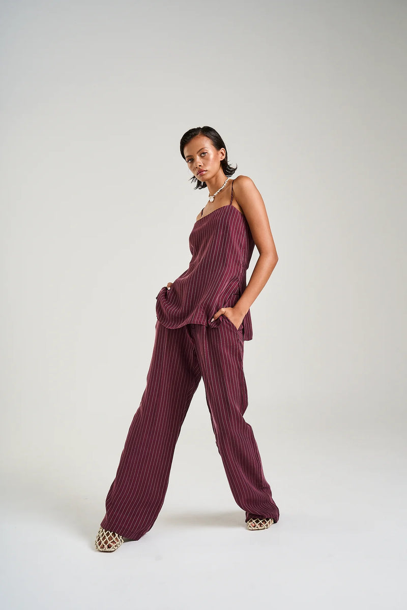 TUNIC TOP - KINA PINSTRIPE