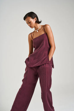 BOSS PANT - KINA PINSTRIPE