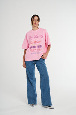 BAND TEE PINK