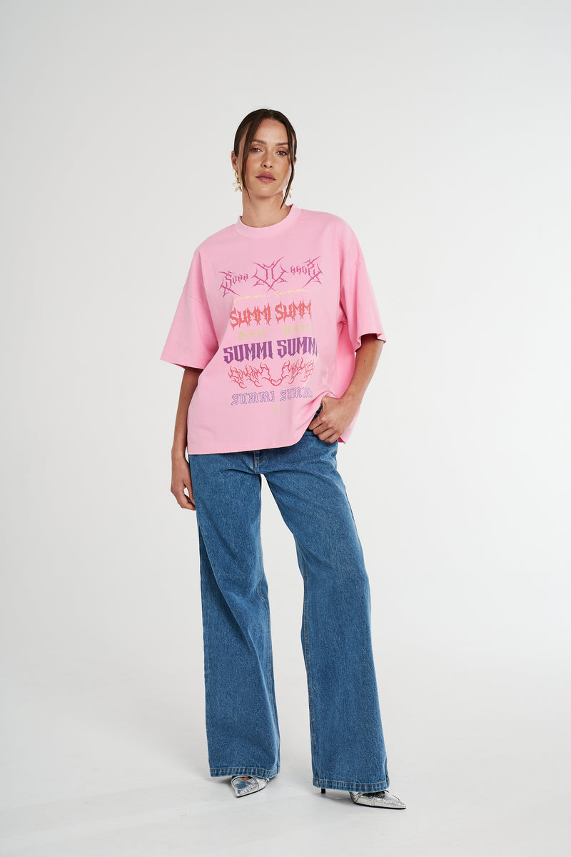 BAND TEE PINK