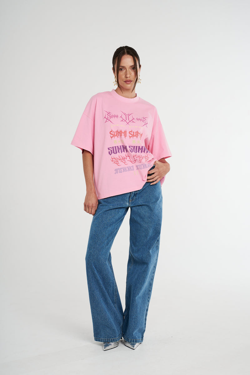 BAND TEE PINK