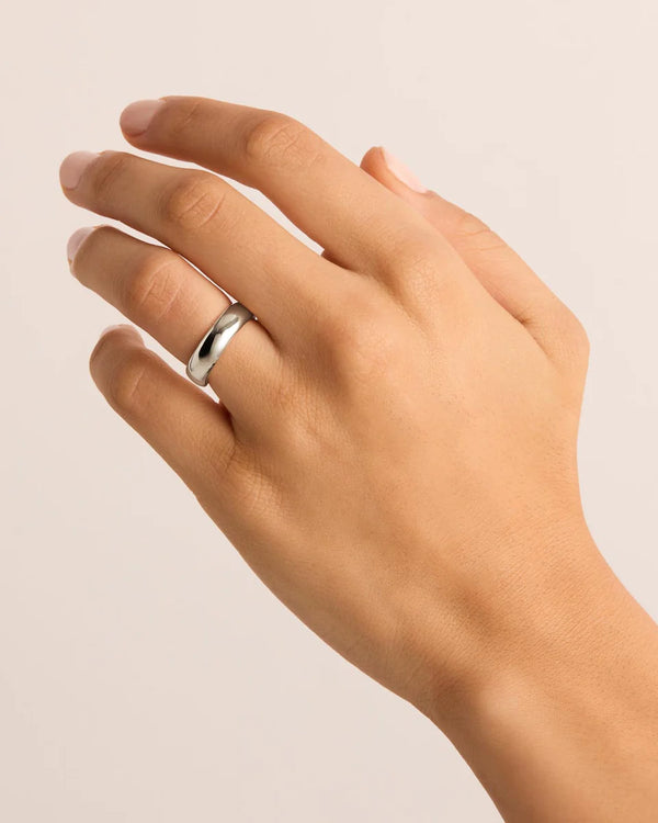 Silver Lover Bold Ring