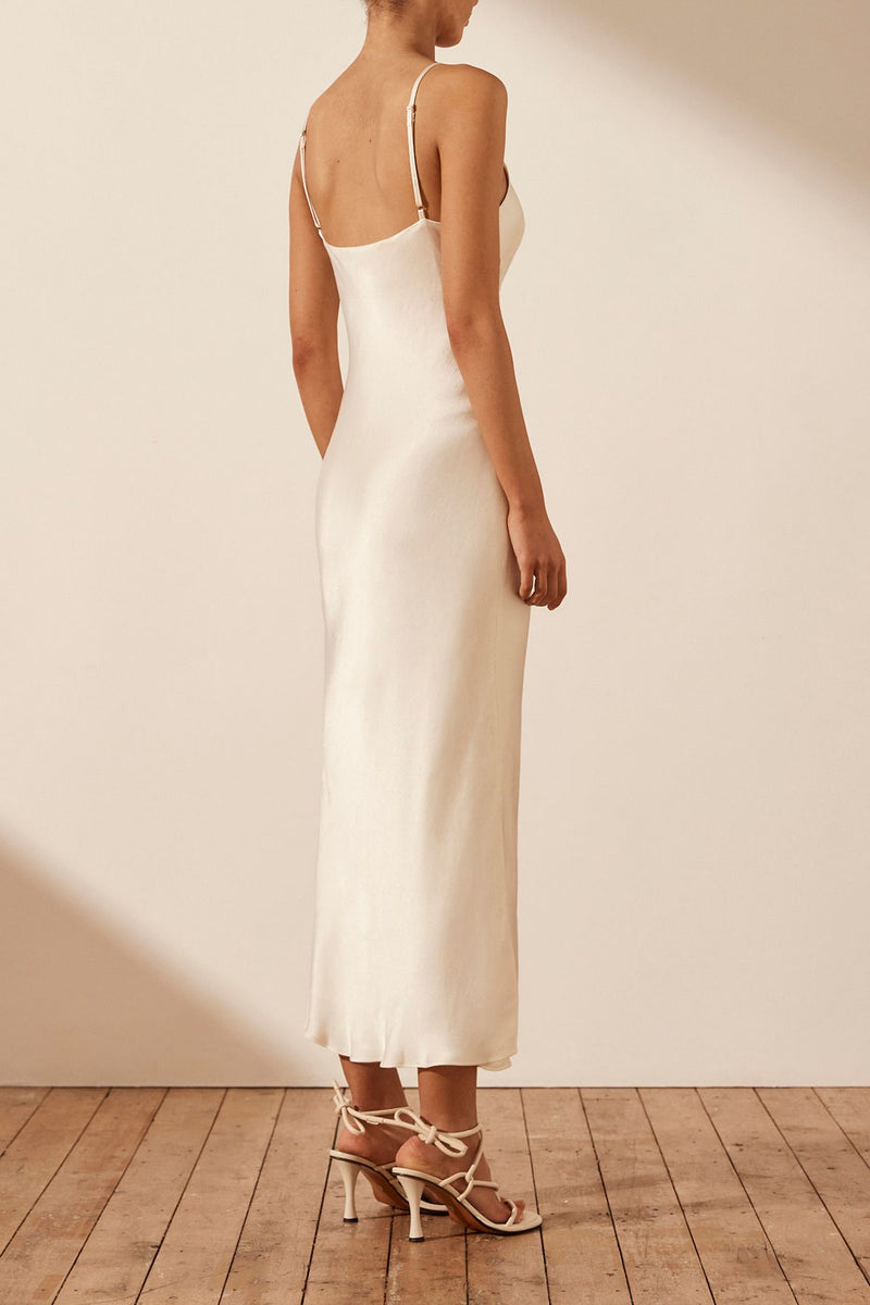 Milo Cut Out Slit Midi Dress