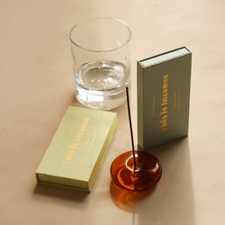 Glass Vessel Incense Holder