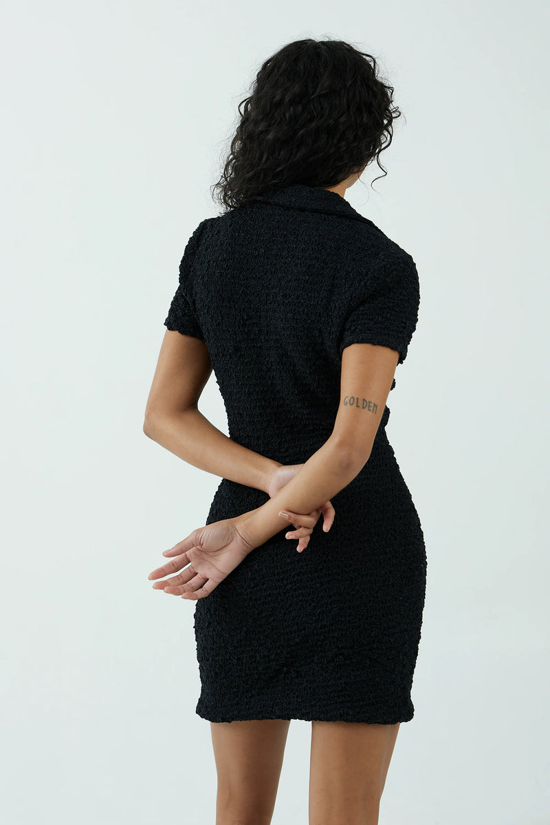Popcorn Mini Shirt Dress