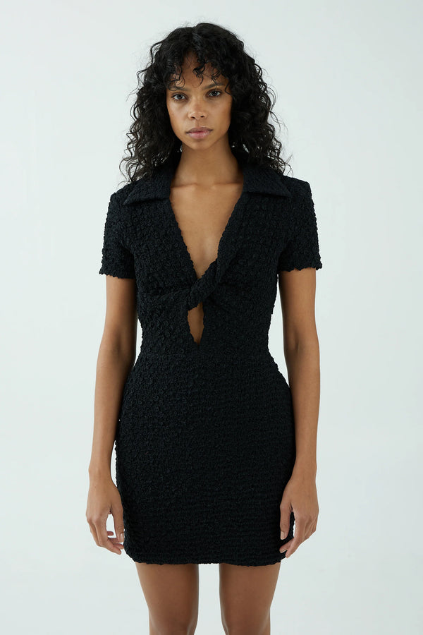 Popcorn Mini Shirt Dress