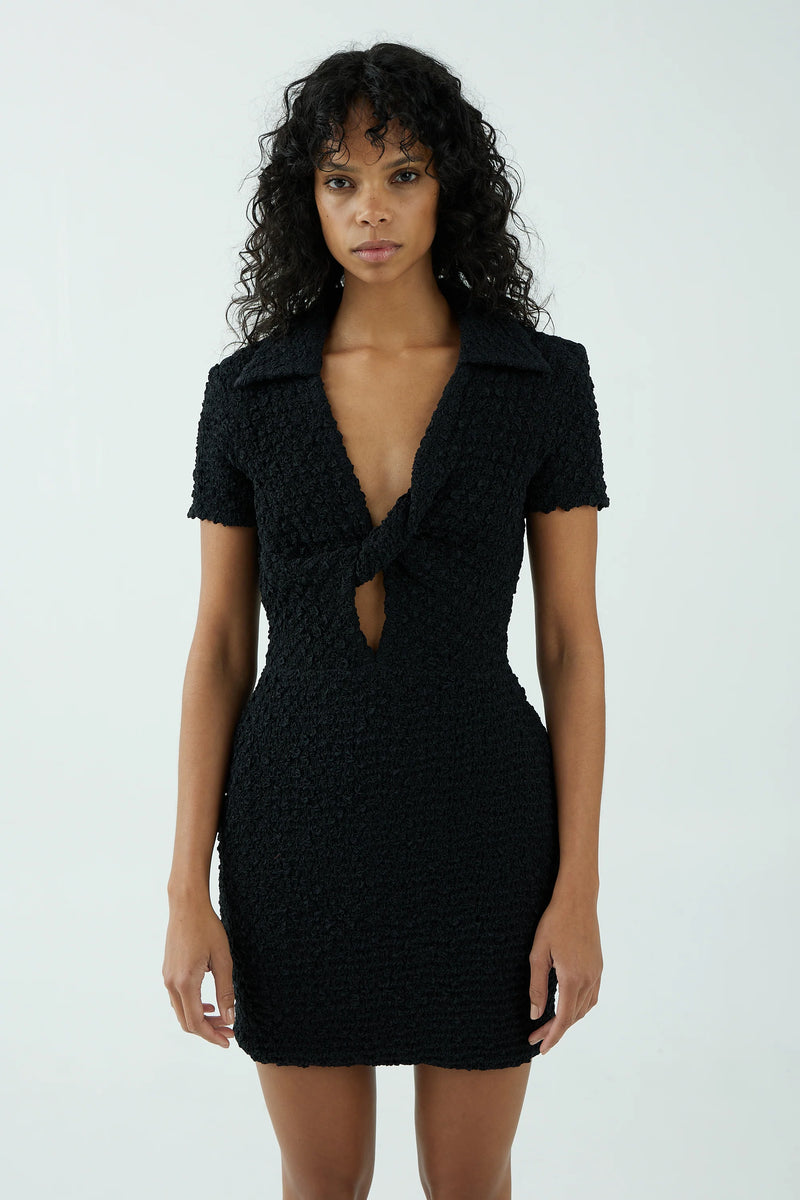 Popcorn Mini Shirt Dress