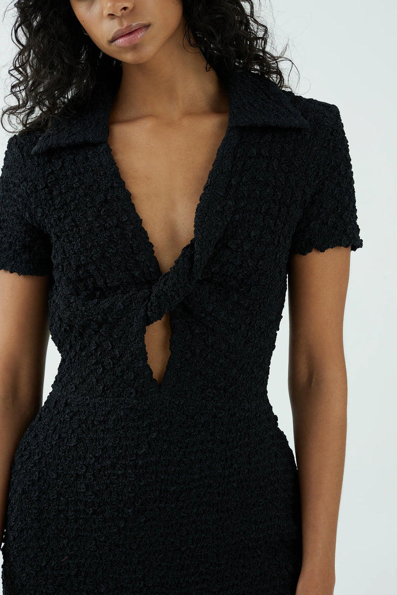 Popcorn Mini Shirt Dress