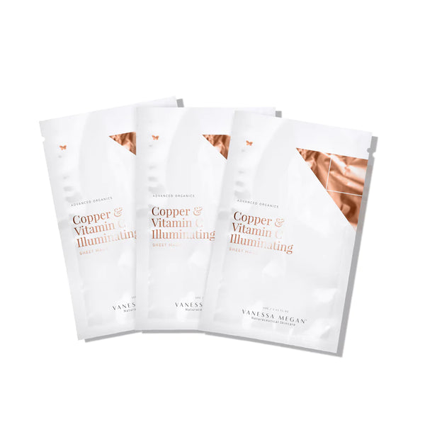 Copper & Vitamin C Illuminating Sheet Mask 3 Pack