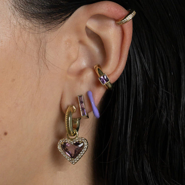 Diode Huggie Earrings