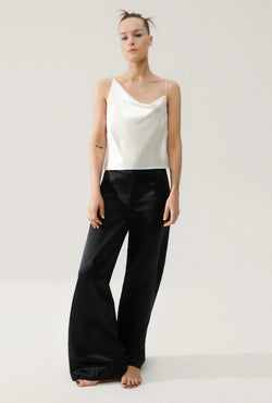 Heavy Tailored Side Zip Pants Black