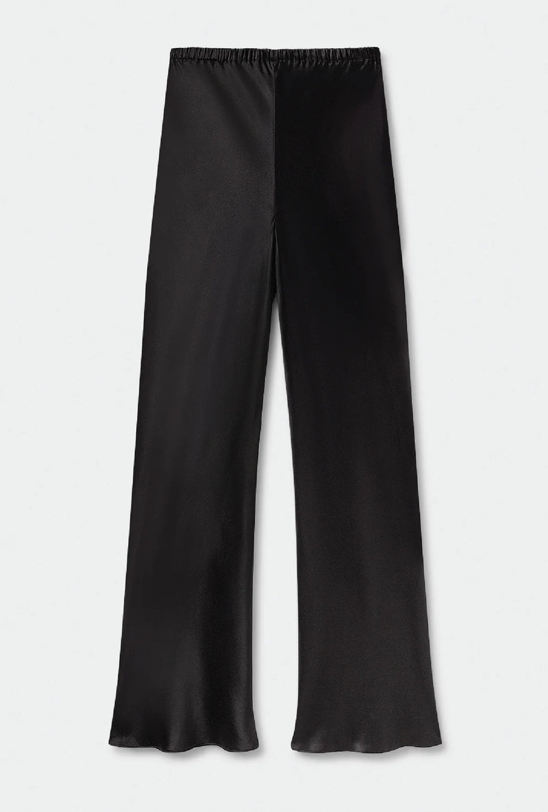 Bias Cut Pants Black